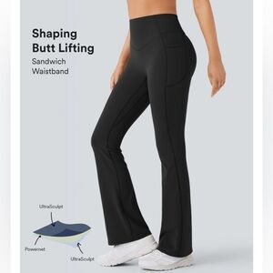 Halara UltraSculpt High Waisted Scrunch Butt Lifting Bootcut Leggings